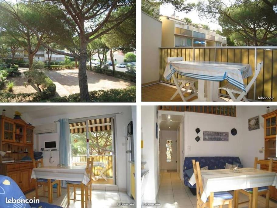 Cap D'Agde Studio Cabine 6 Pers. + Terrasse + Parking Prive + Clim ภายนอก รูปภาพ